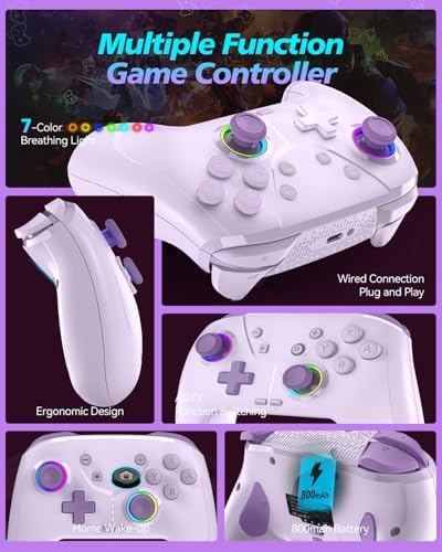 GMBACK Wireless Switch 2 Pro Controller with Home Wake Up & Loop Macro — 사진 6