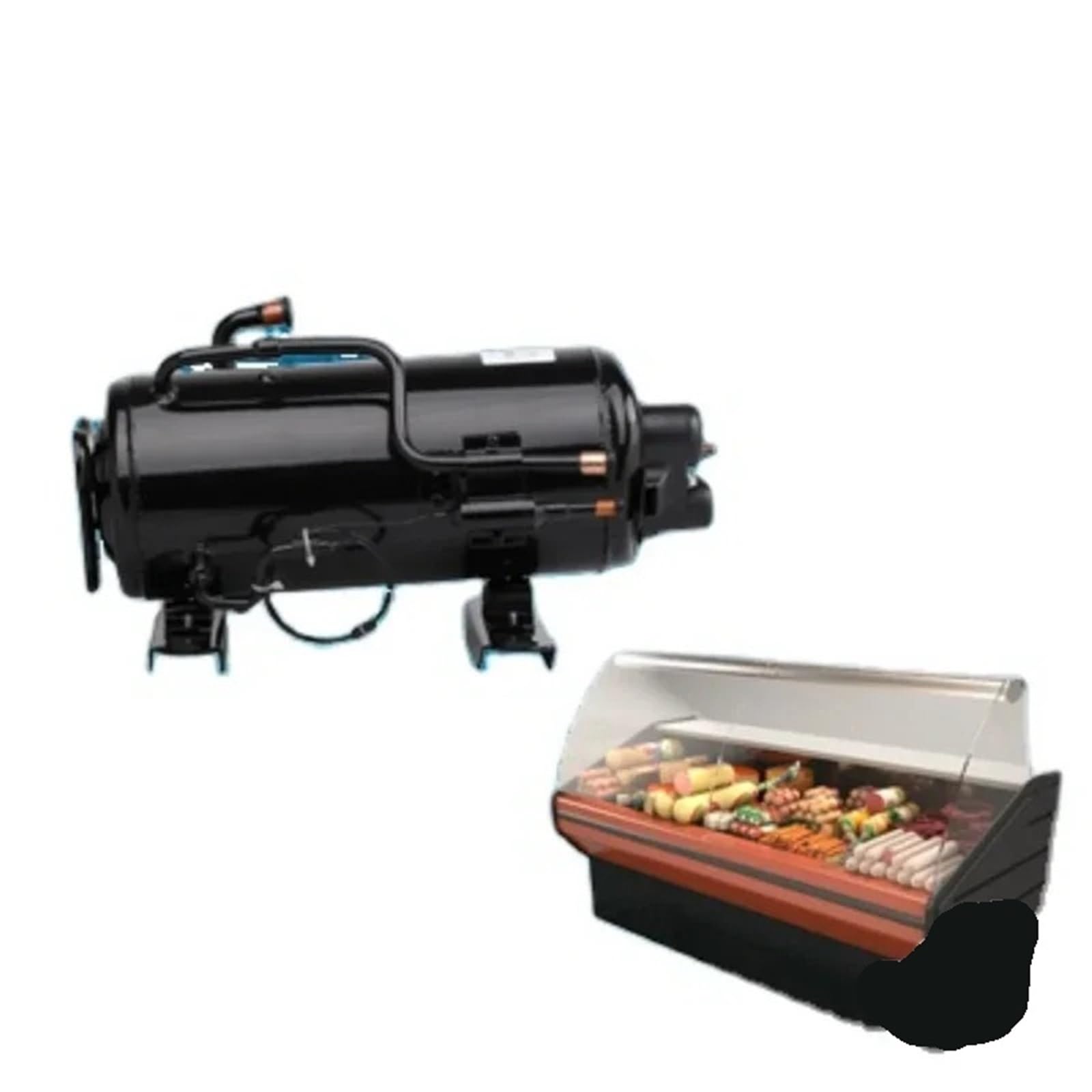 Compressore Frigorifero Con Compressore Rotativo Qhd-23k For Vetrina Ed Espositore For Frigorifero Commerciale