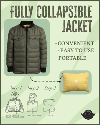 URBAN REPUBLIC Boys' Packable Puffer Jacket - Insulated Weather Resistant Windbreaker Bubble Winter Jacket for Boys (8-20)2