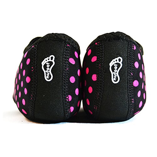 Image of Nufoot Women's Mary Janes Best Foldable & Flexible Flats, Travel & Exercise, Dance, Yoga Socks, Indoor Shoes, Slippers