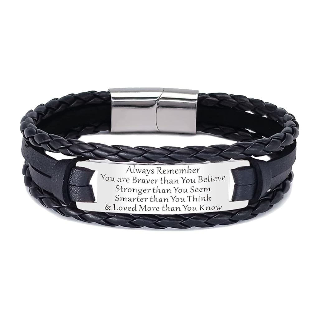 See full amazon price history chart for GUSTAVE® Fashion Leather Bracelet for Men - Motivated Engraved Charm, Braided Leather, Handmade Woven, Durable & Comfortable Craftsmanship, Gifts for Men GUSTAVE® Fashion Leather Bracelet for Men - Motivated Engraved Charm, Braided Leather, Handmade Woven, Durable & Comfortable Craftsmanship, Gifts for Men (B0D6RJR3C2) Amazon Price History, Amazon Price Tracker