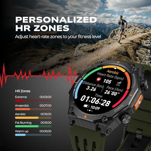 Image of Fastrack Xtreme Adventure Smartwatch with 1.43 inch AMOLED Display, Dual Push Button, GPS, ABC, 1ATM, Inbuilt Torch, 100+ Multisports, Dual Tone Strap, BT Calling, HRM, SpO2 & Multiple Menu Styles - Black