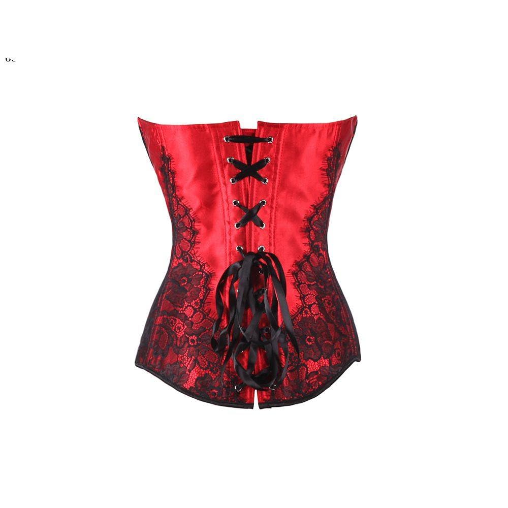 Paski szelki damski gorset gorset top damski slim fit bielizna gorset satynowy overbust gorset sznurowany gorset z paskami do pończoch