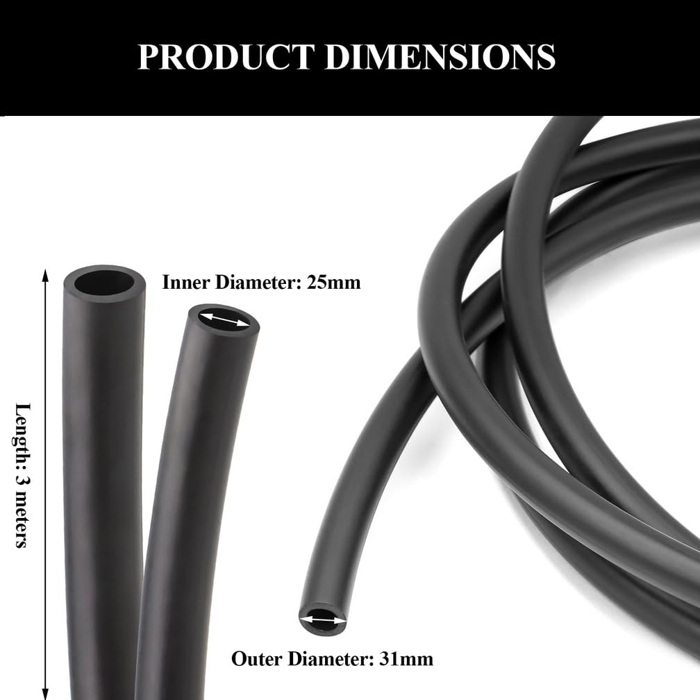 Tubo Flessibile in Gomma FKM Circuiti Carburante 18×24Mm-32×38Mm
