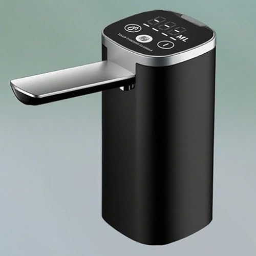 Miniatura 3 de Dispensador de agua eléctrico para botella de 5 galones, bomba de agua plegable recargable por USB con pantalla digital, bombeo de 3 engranajes,