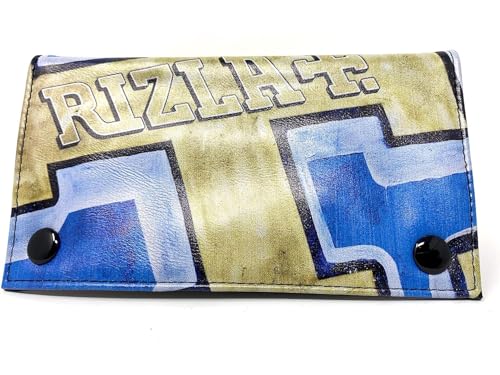 RIZLA Large Leather Tobacco Pouch, Faux Leather