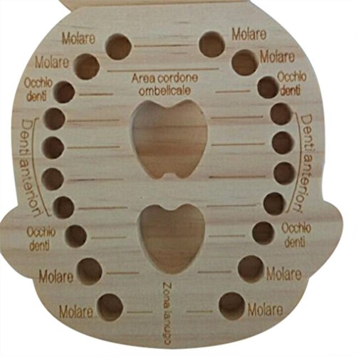 Gaddrt Baby Teeth box Save scatole di legno
