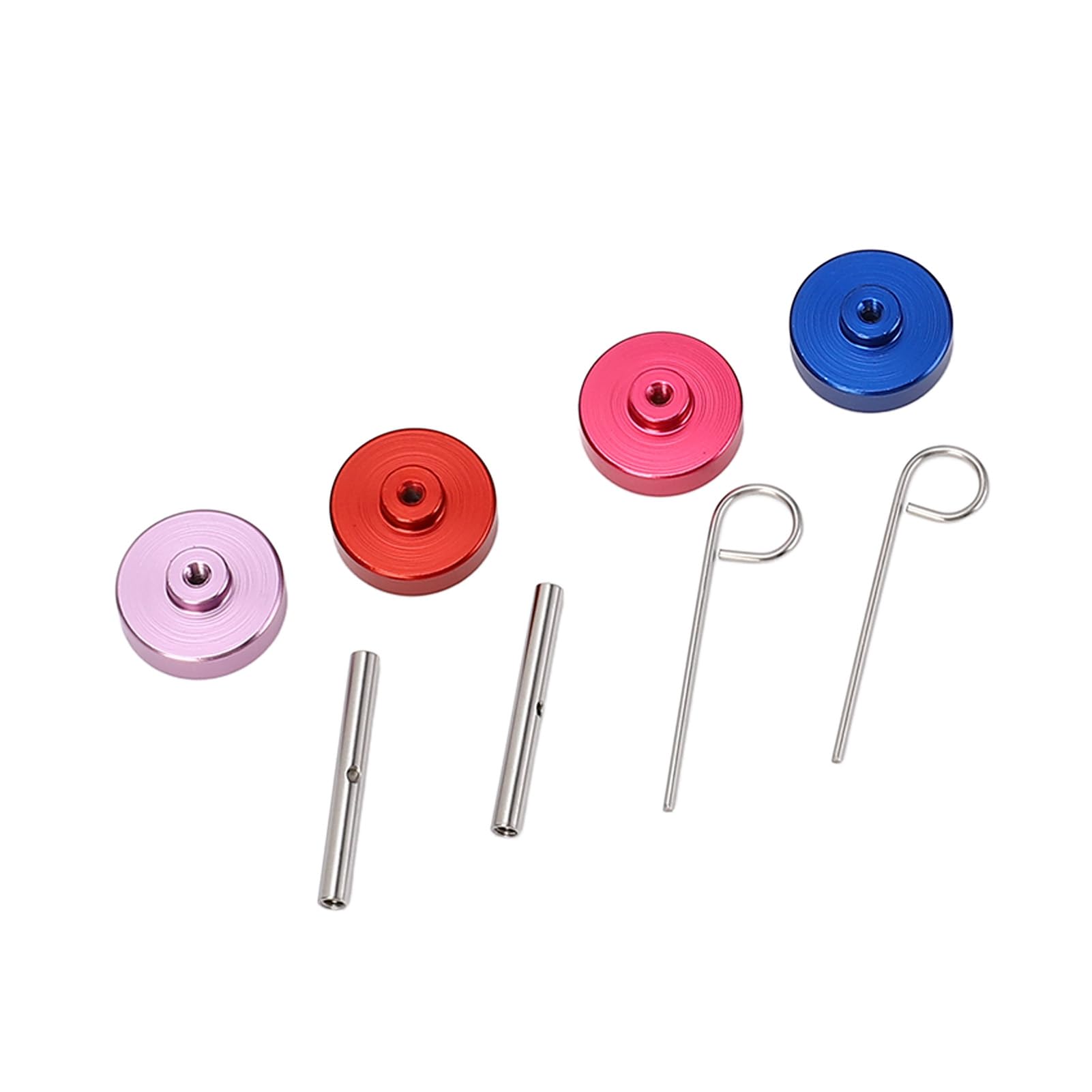 Qudinip Juego de Agujas de Tejer Circulares Agujas Intercambiables Duraderas y Ergonómicas para Proyectos de Manualidades Adecuado para Todas Las Edades 18 Piezas