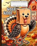 Photo Gallery thanksgiving dog composition notebook wide ruled: funny woof woof turkey journal for kids students girls boys teachers school college office or work, great gift for fall and thanksgiving lovers Photo Gallery thanksgiving dog composition notebook wide ruled: funny woof woof turkey journal for kids students girls boys teachers school college office or work, great gift for fall and thanksgiving lovers