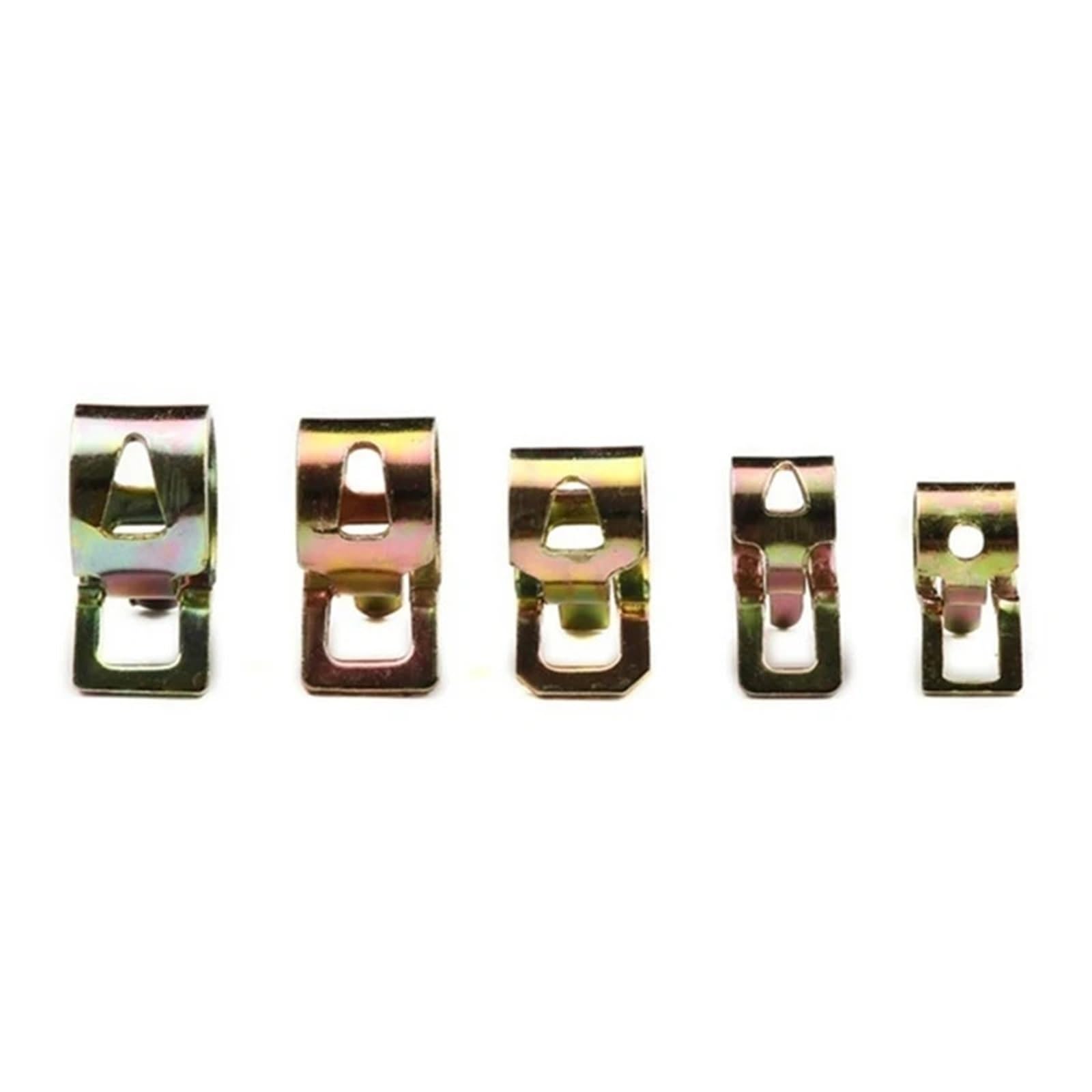 Rtgcx One Color 75 Pcs Zinc Plated Spring Hose Pipe Clamps Air (6Mm 7Mm 8Mm 9Mm 10Mm)