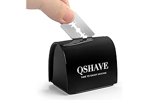 QSHAVE Razor Blade Bank: Safety Disposal Case for Used Blades