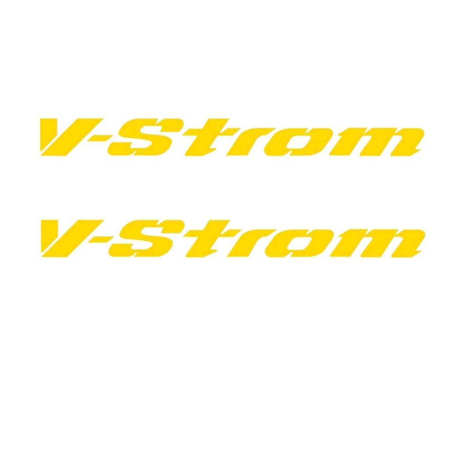 Compatible with VStrom 1050 XT VSTROM 250 650 1000 1050 VStrom 250 SX 650 DL 650 XT 800 DE Motorcycle Reflective Stickers(Gold)