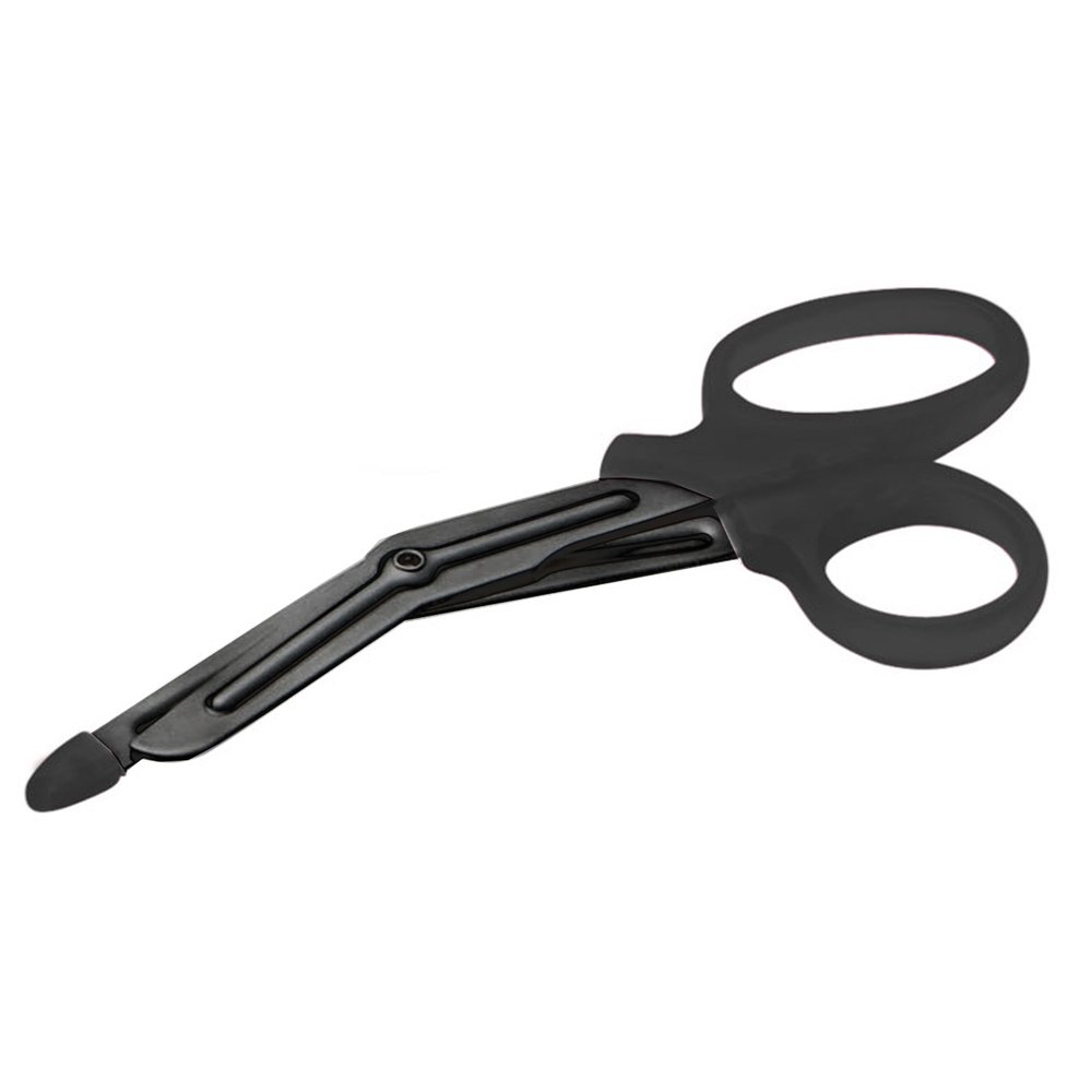 ADC 321 MiniMedicut Nurse Shears, Stainless Steel with Safety Tip, 5.5" Length, Tactical All Black
