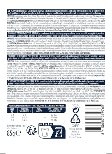 Advance | Nieren-Nassfutter Katzen | Renal | Niereninsuffizienz | 12 x 85 g