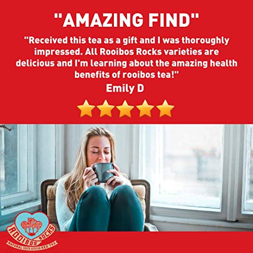 image for Rooibos Rocks Rooibos Tea Immune Support Variety Tin - 40 USDA Organic