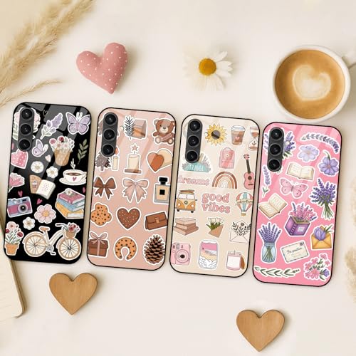 Image of COLORflow Back Cover Compatible with Samsung S23 FE 5G | Pastel Dreams Collection Customized | Shockproof TPU Bumper with Camera Protection Back Cover Compatible with Samsung Galaxy S23 FE 5G