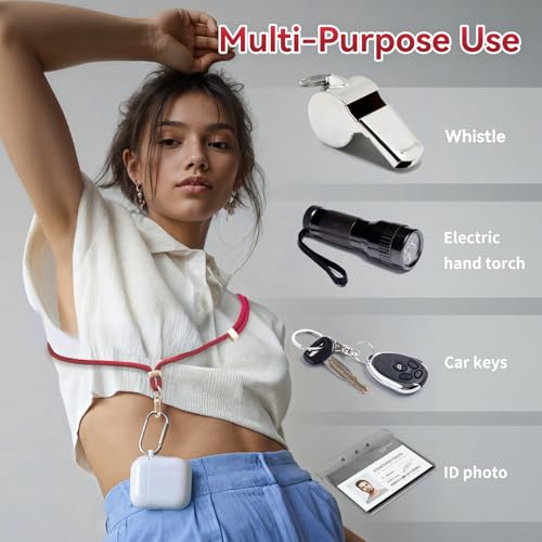 Image of VVAAGG Cell Phone Lanyard for iPhone: Crossbody Phone Strap Adjustable Neck Wrist Strap Anti Theft Long Lanyard Travel Essential for Women Most iPhone and Android Smartphones