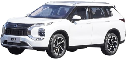 Vehículo de automóvil de resina de aleación modelo 1 18 apto para Mitsubishi Outlander 2023, escala fundida a presión, modelo de automóvil de