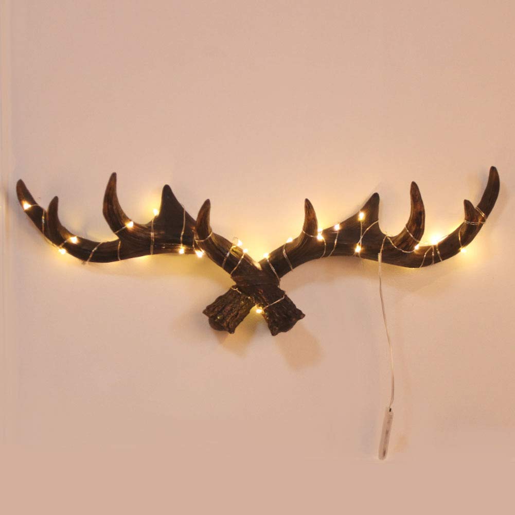 Cadeau fantaisie original porte-clés en bois de cerf et porte-manteau vintage couleur cuivre