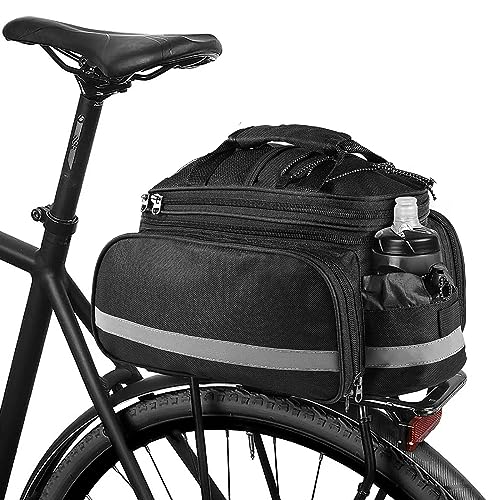 Youyijia Fahrrad Gepäckträgertasche - Wasserdicht Reflektierend Multifunktional Gepäcktasche Packtaschen Wasserdicht Gepäckträger für Pendlerreisen im Freien