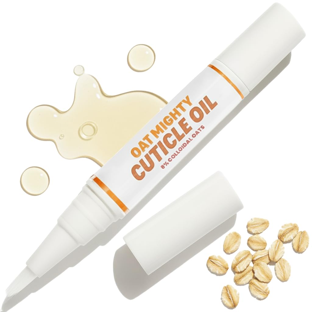 Handmade Heroes 8% Colloidal Oat Cuticle Oil Pen Repair, Nourish, Moisturize and rejuvenate nail - 100% Natural and Clean Formulation for Cuticle Repair to grow nails fast