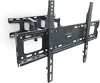 Suporte Para TV 37 a 86 Polegadas Lcd Led Universal com Inclinação Samsung Sony LG Philco Quarto Sala Padrão VESA Preto SparkBr