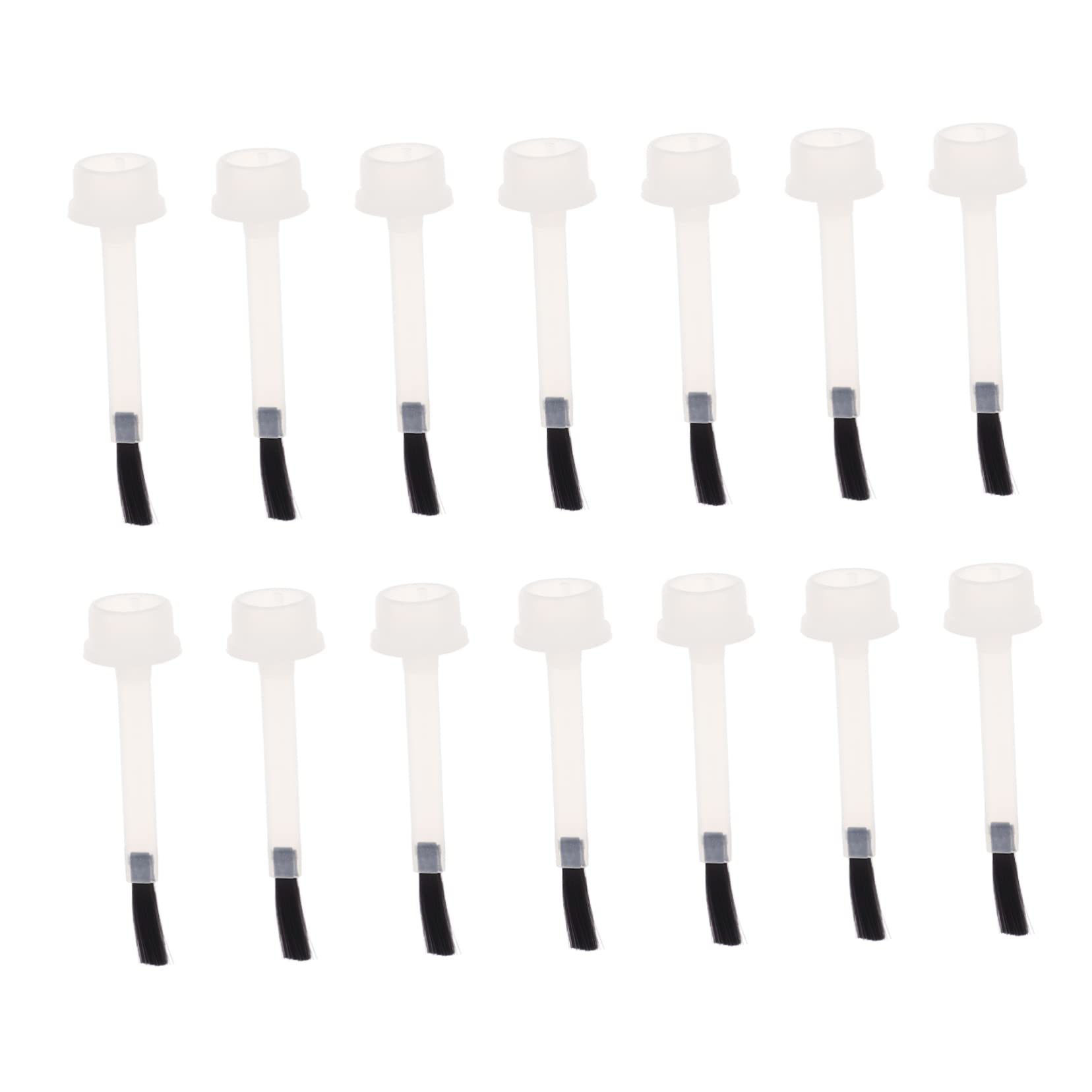 FRCOLOR 200 Piezas cepillo de botella de uñas pinceles para uñas acrilicas pinceles uñas acrilicas recambio de cepillo liquido gel Especial herramientas de manicura juegos de uñas nylon
