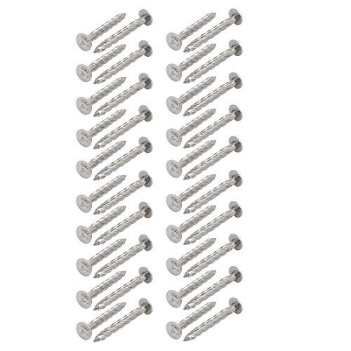 Ruilogod 40 Pcs 57mm Total Length 304 Stainless Steel Building Screw Nails (id: 231 83f f64 c4f 580