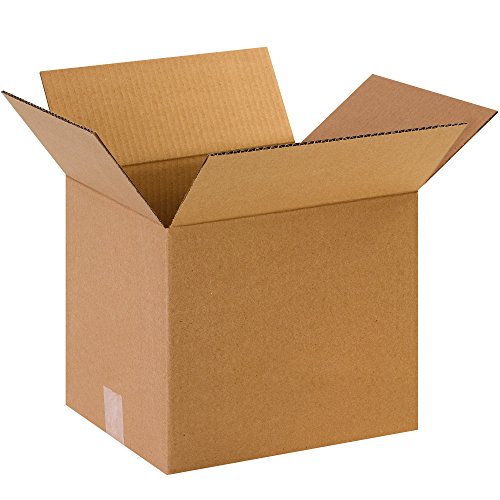 Image of PARTNERS BRAND 12 x 10 x 10 Corrugated Cardboard Boxes, Small 12 inchL x 10 inchW x 10 inchH, Pack of 25 | Shipping, Packaging, Moving, Storage Box for Home or Business, Strong Wholesale Bulk Boxes