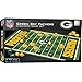 MasterPieces NFL Green Bay Packers Checkers Board Game Set, For 2 Players, Ages 6+