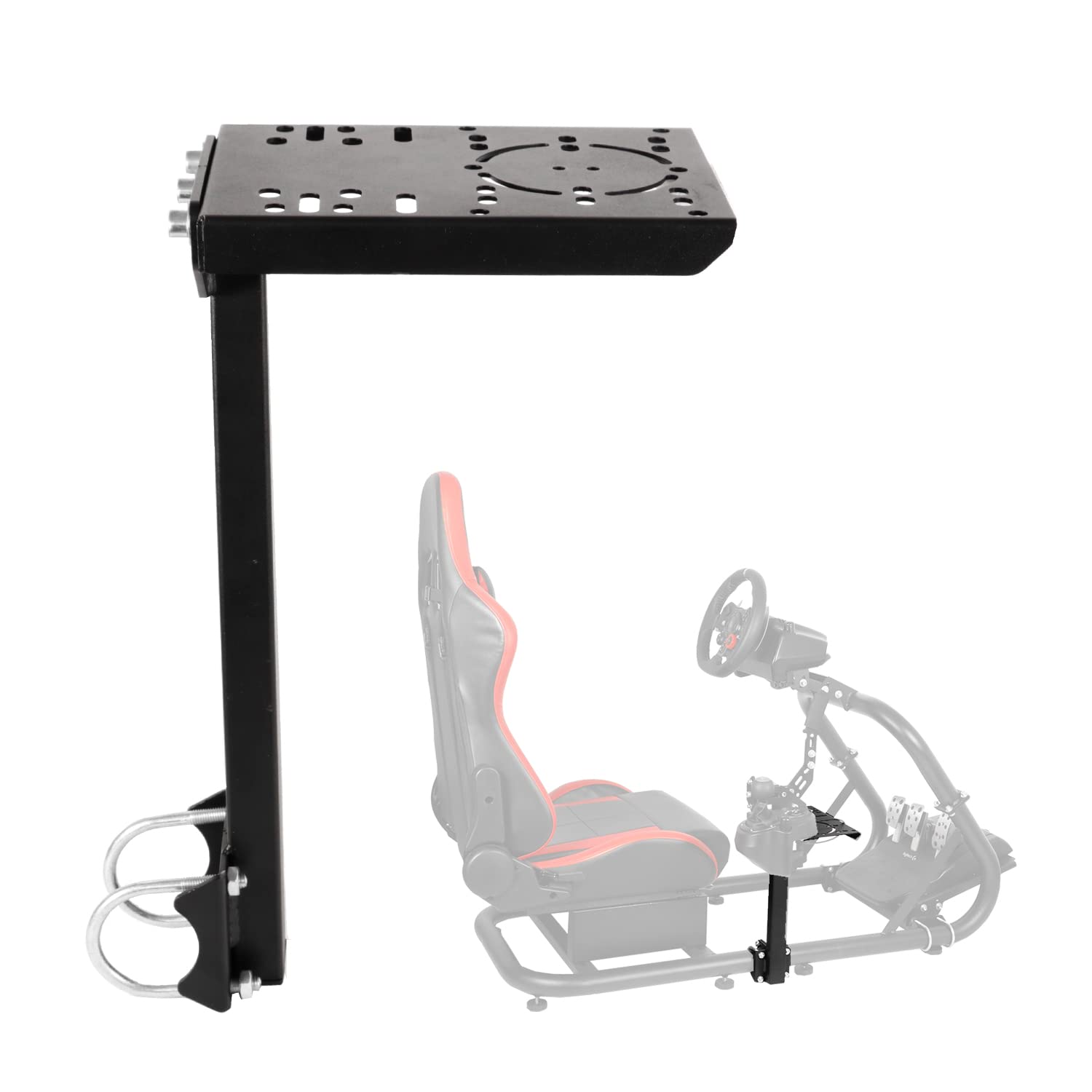 Anman Upgraded Version of The Simulation Racing Bracket Joystick, Adapt to Most of The Round Tube Racing Bracket Type