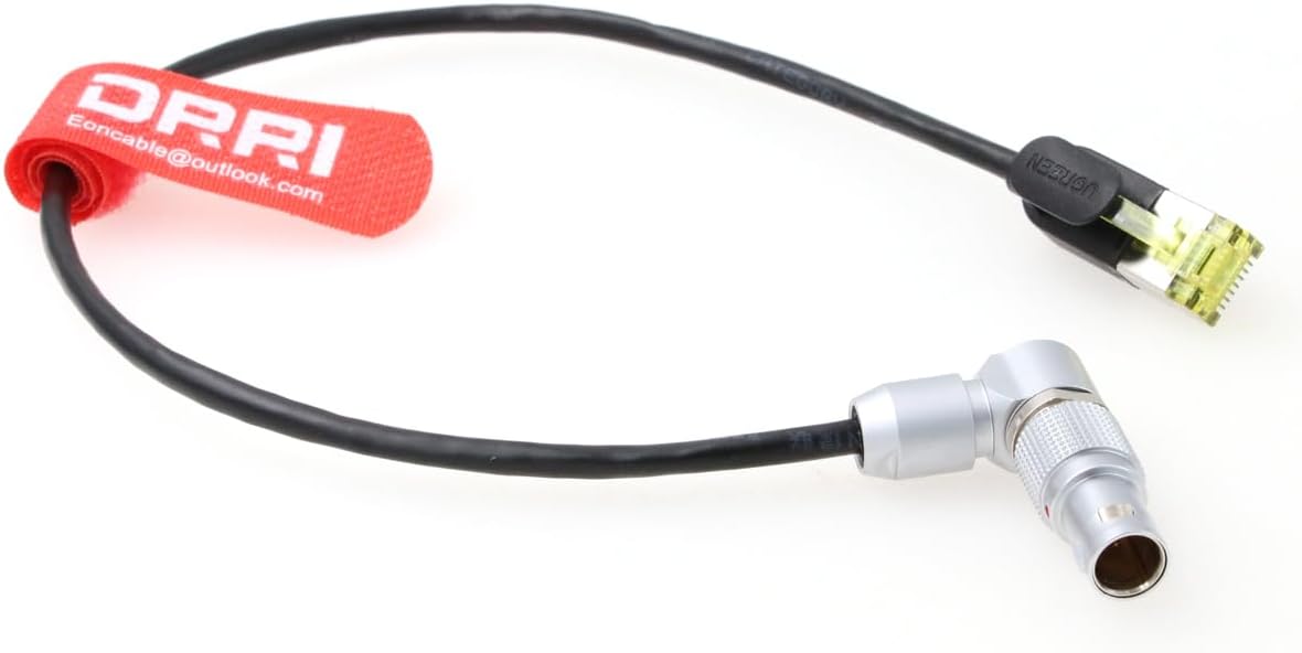 ARRI Alexa Cable with Rotatable 180 Degrees 10-Pin to RJ45 Cat7 Ethernet Cable