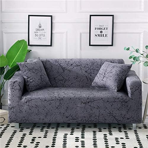 Geometric Stretch Sofa Cover Furniture Protection Cover Living Room L-Shaped Corner Sofa Cover Tightly Wrapped NO.9 L（190-230cm）