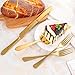VARLKA Gold Cake Cutting Set for Wedding, Wedding Cake Knife and Server Set, Cake Cutter and Pie Server Set of 4 for Mr and Mrs Wedding Gifts (Gold)