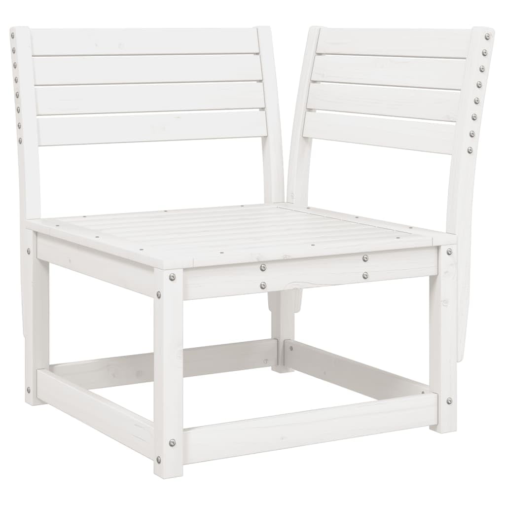 Designerska sofa narożna na taras, z litego drewna, z drewna sosnowego, 73 x 73 x 78 cm, z poduszkami