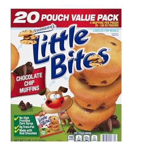 Little Bites Chocolate Chip Mini Muffins, 20 Count, 33 oz