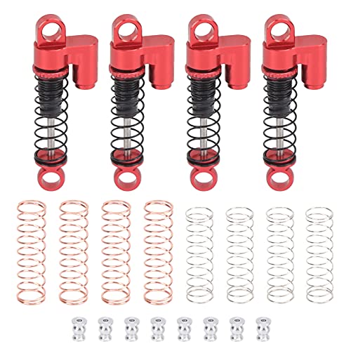 Amortiguador SCX24 90081 para coche RC con espaciadores de aluminio que evitan vuelcos