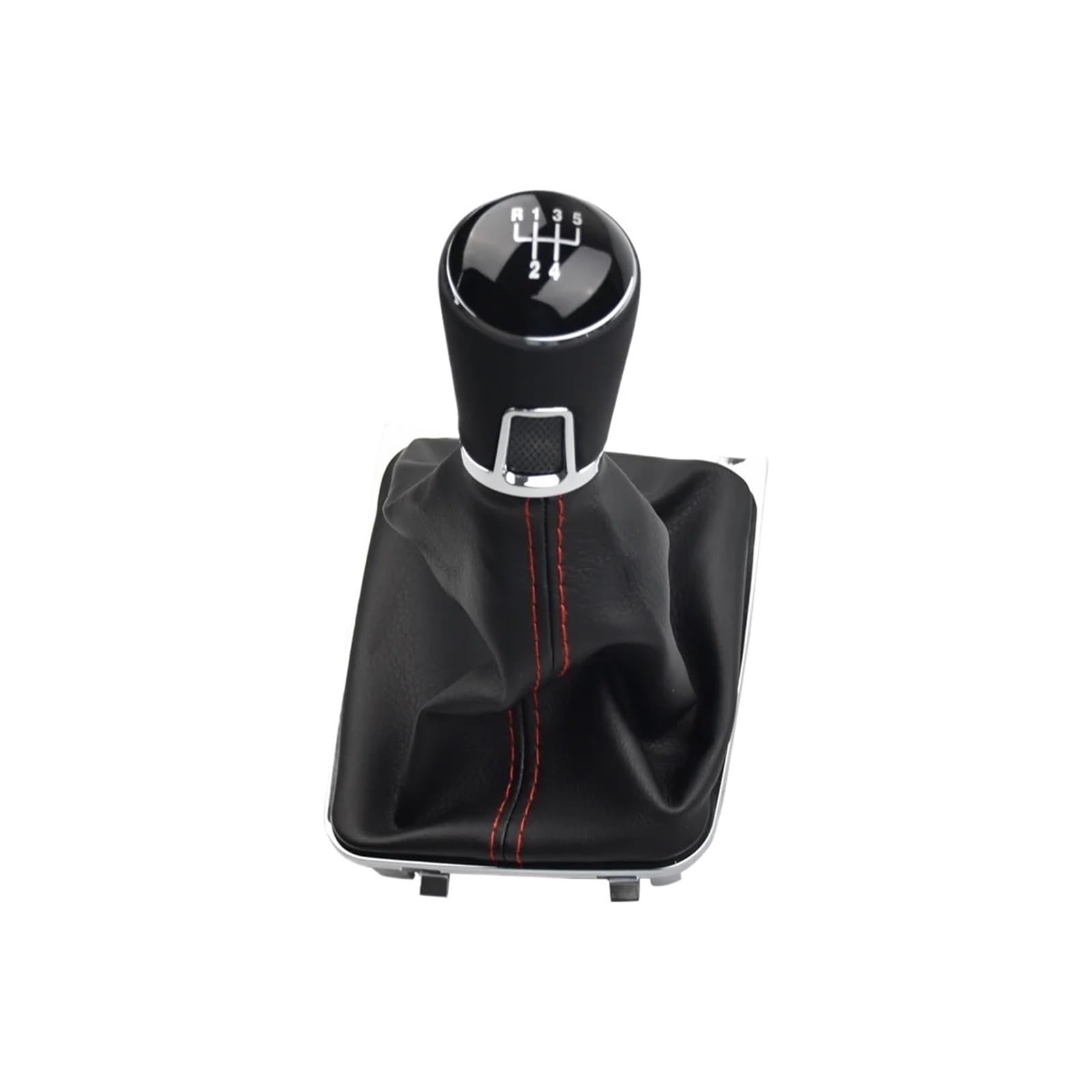 Srvsqtptvk 5 Speed Car Shift Knob For Vw For Golf 7 A7 Mk7 Gti Gtd 2013-2018 Lhd 12Mm 5/6 Speed Manual Gear Shift Knob Pu Gaiter Boot(5 Speed)