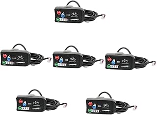 INOOMP 2 pcs control panel e bike electirc bike bicicletas eléctricas Mountain Bike Display Panel bicycles electric bikes Bike Display Panel Controller Bike Controlling Panel copper meter