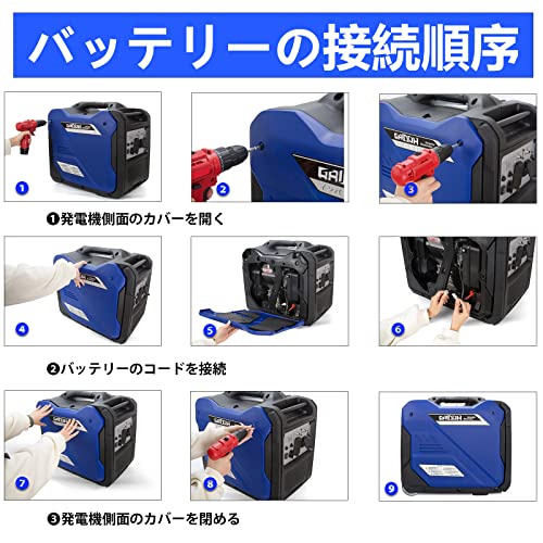 Gaidoh インバーター発電機 静音 ガソリン発電機 GH6250i の商品画像 8