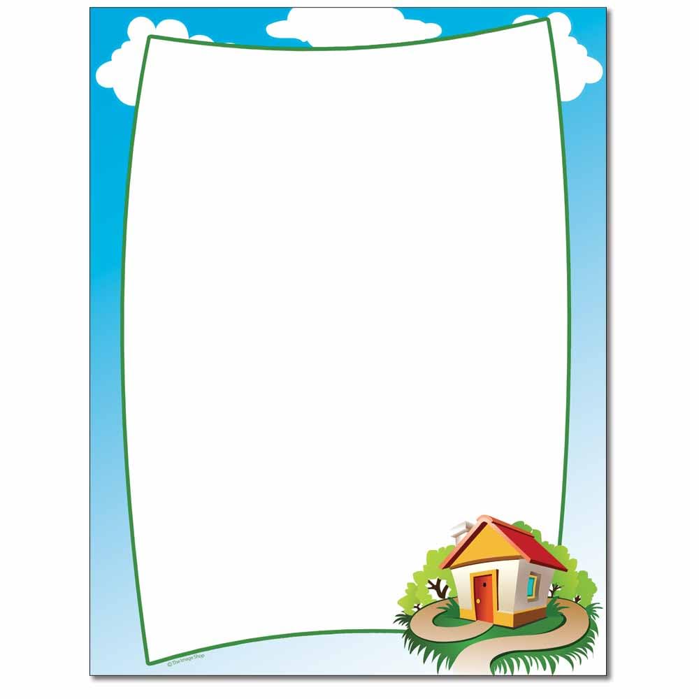 The Image Shop - Welcome Home 25 Pack - 8.5 x 11 Inch Printable Letterhead - Laser and Inkjet Printer Compatible