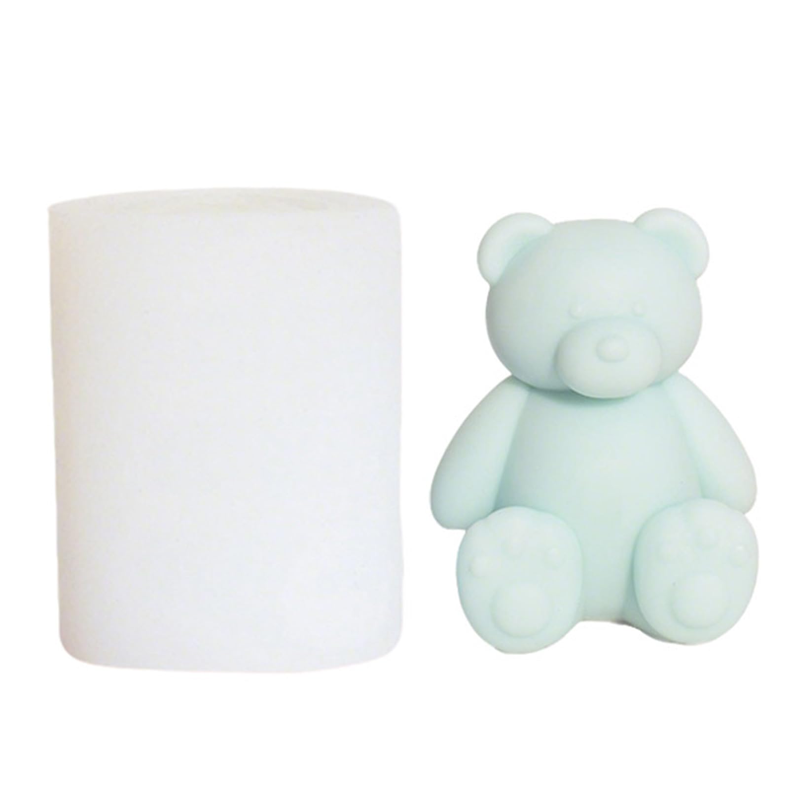 Moule multifonction en silicone en forme d'ours outil bricolage bougies