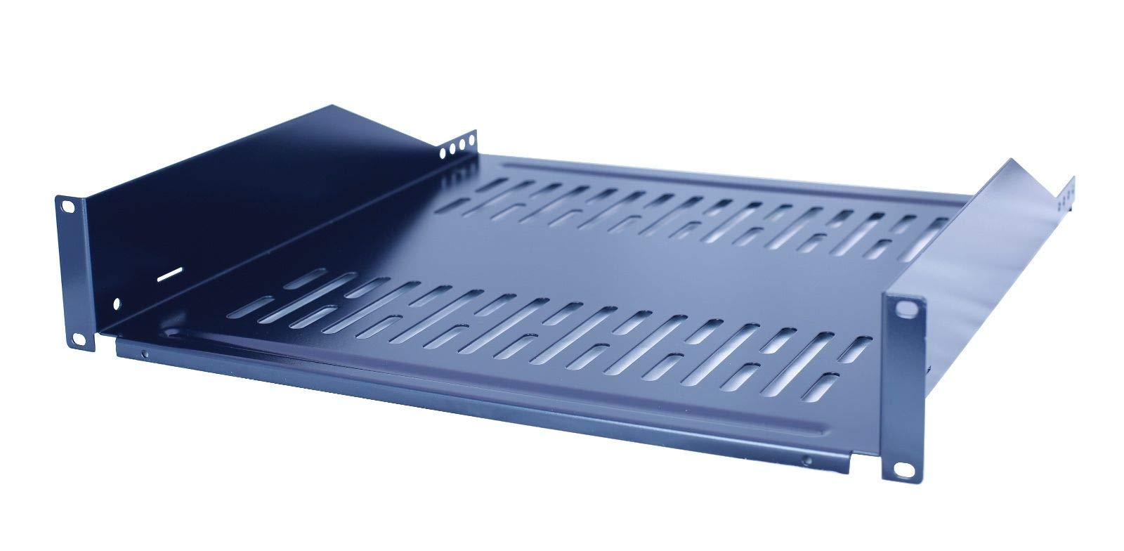 RAISING ELECTRONICS 19inch 2U Relay Rack Mount Cantilever Network Shelf 12inch Deep 40LBs Capacity