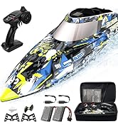 BEZGAR TX123 Remote Control Boats - Fast Speed RC Boat 32+ KPH with A Portable Suitcase for Lakes...