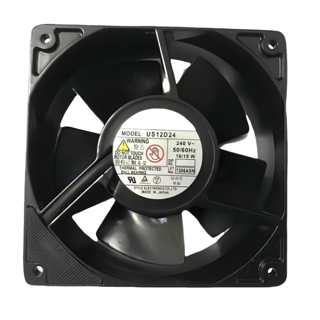 CZVJUKBYP US12D24 240V 50/60Hz 16/15W 12CM 12038 Cooling Fan 120x120x38MM