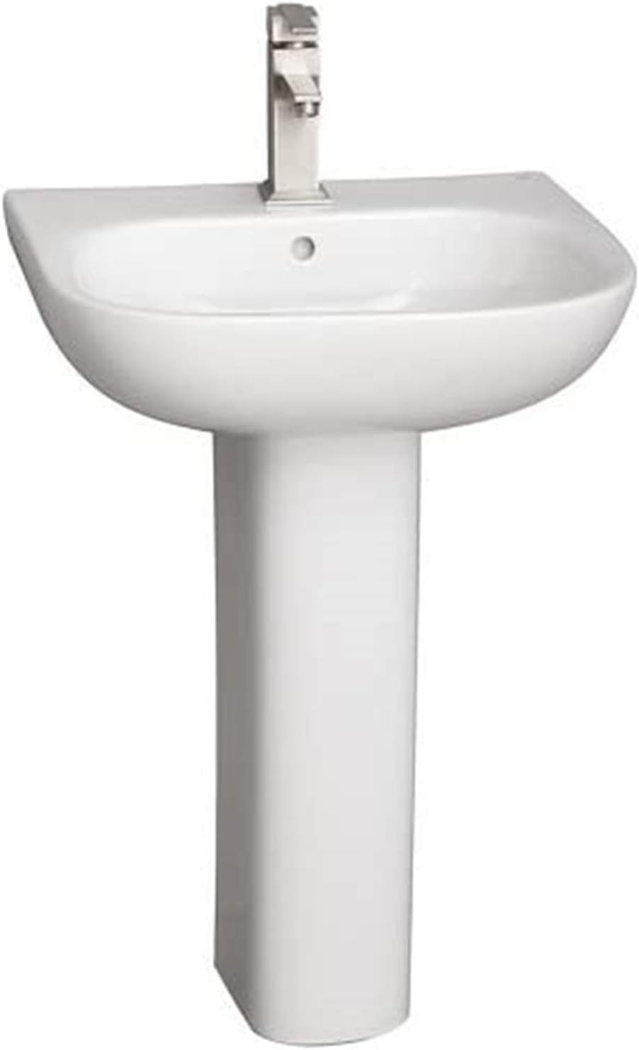 Tonique 450 Pedestal Lavatory 8" Widespread