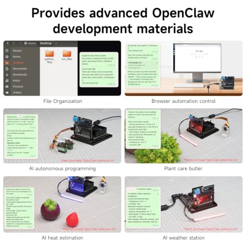 Image of Yahboom Jetson Orin Nano Super AI Large Model Material | Openclaw Expansion Board, Voice Module 256GB SSD IMX219 Camera for Mechanical Engineers Embedded Edge System