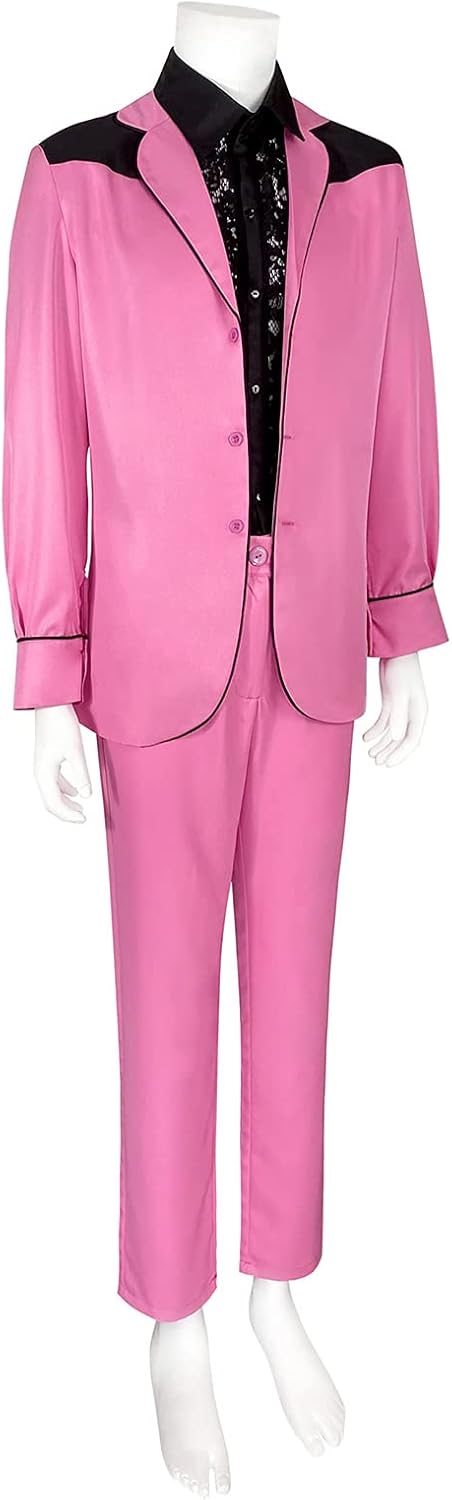Mens Suit Cosplay Costume Halloween Uniform Outfits Blazer Jacket Shirt and Pants