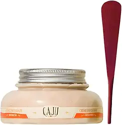Creme Hidratante Firmador Caju com Espátula de Madeira Kit para Cuidados com o Corpo