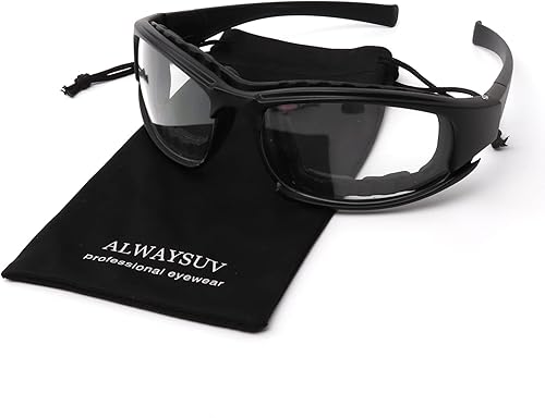 Miniatura 4 de ALWAYSUV Gafas de seguridad para disparar, antivaho y resistentes a los arañazos y protección contra los rayos UV, gafas militares de protección